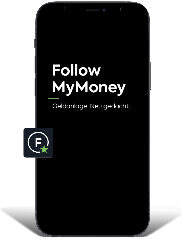 Follow Mymoney mobile investment app mit Logo