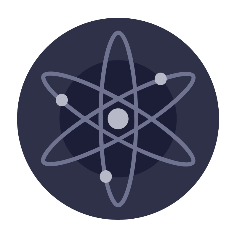 Kryptowährung Cosmos Logo
