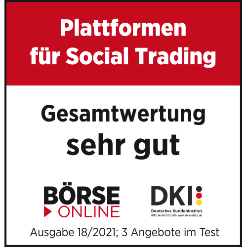 Social Trading Test von Börse-Online Gesamtbewertung: sehr gut