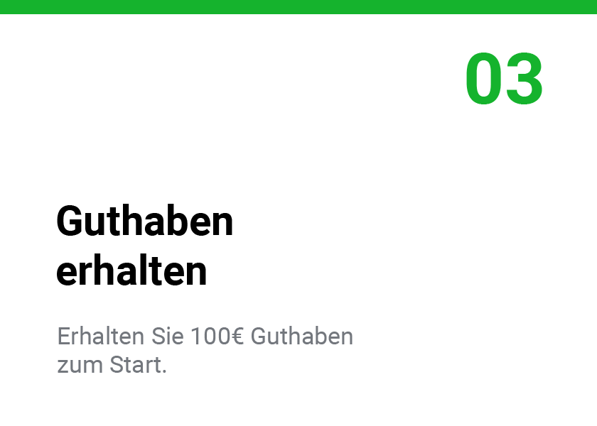 100€ Guthaben erhalten
