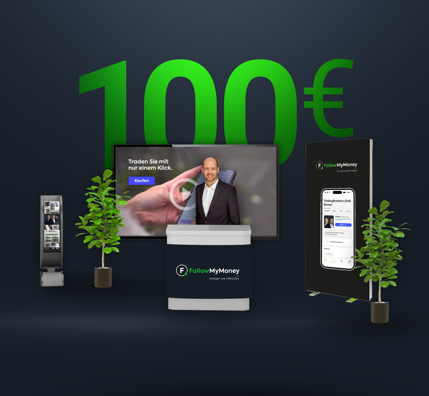 Messe-Angebot: 100€ Startguthaben für alle Neukunden, die sich während der World of Trading am 22./23.09.2023 auf FollowMyMoney anmelden. Messe-Angebot: 100€ Startguthaben für alle Neukunden, die sich während der World of Trading am 22./23.09.2023 auf FollowMyMoney anmelden.