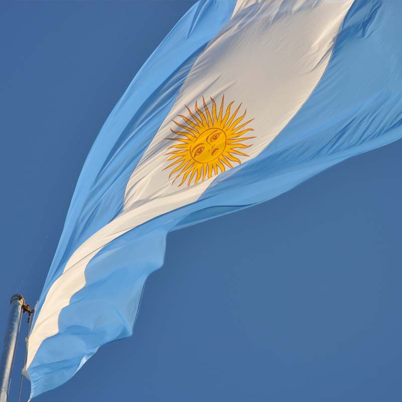 Flagge Argentinien