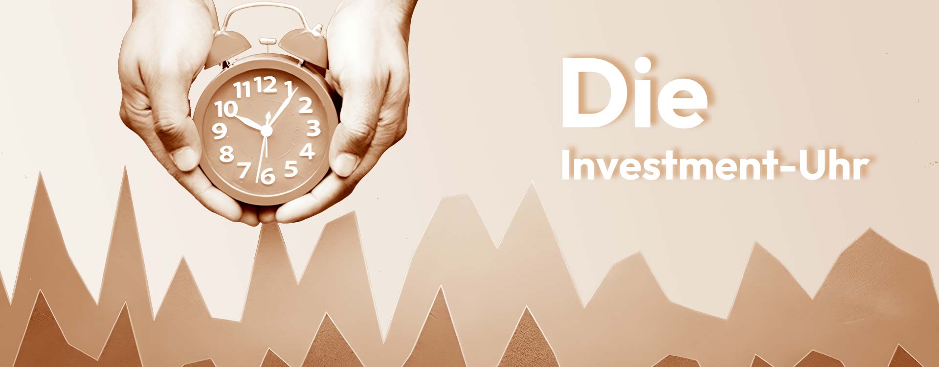 Die Investment-Uhr, Person, die einen Wecker in der Hand hält