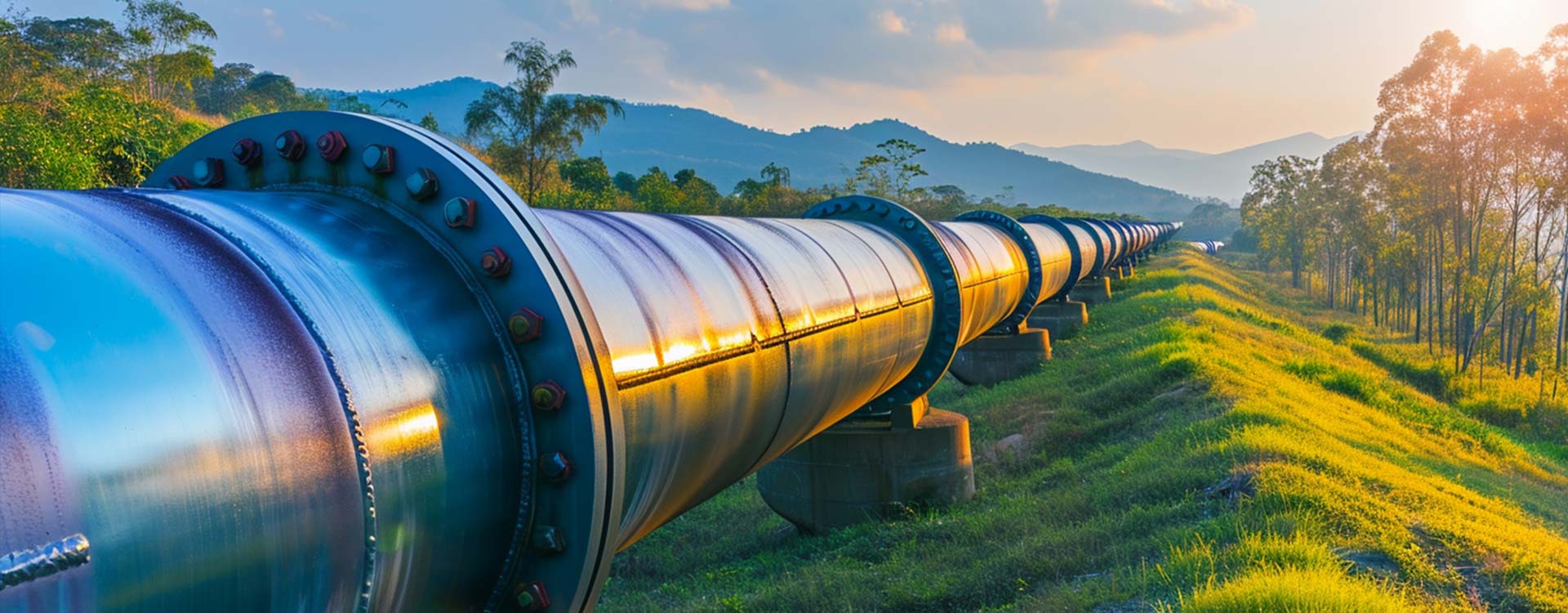 natural gas pipeline winding through a landscape,Energy industry, in a rural setting. - https://stock.adobe.com/de/images/natural-gas-pipeline-winding-through-a-landscape-energy-industry-in-a-rural-setting/710655772