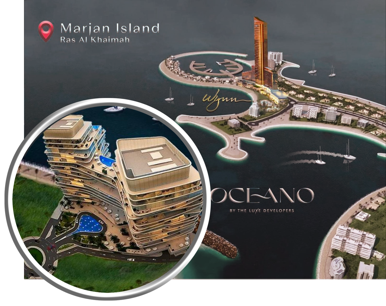 Oceano direkt gegenüber dem Wynn Resort